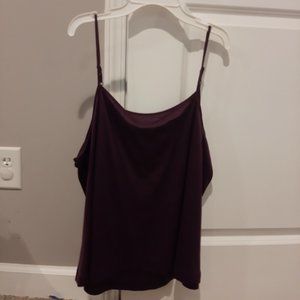 Faded Glory Purple Spaghetti Strap Top